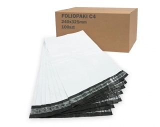 Plastové obálky C4 240x325mm 50 µm 100 ks